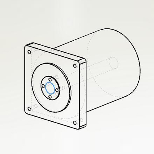 整框電機(jī) 外徑70mm； 圓法蘭；方法蘭